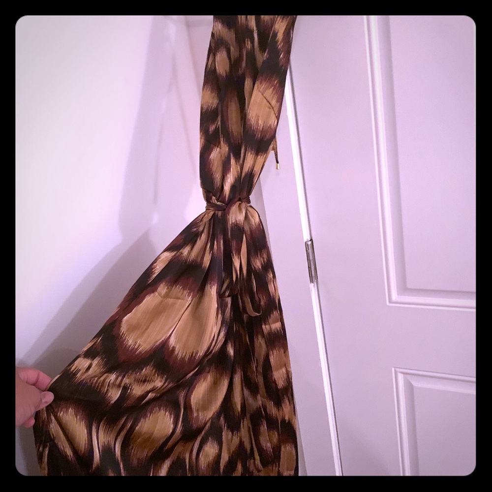 Ashley Stewart On Trend leopard print Maxi dress!